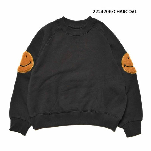 【130~150】★NEEDLEWORKS★柔らか裏毛スマイルトレーナー(2224206j)